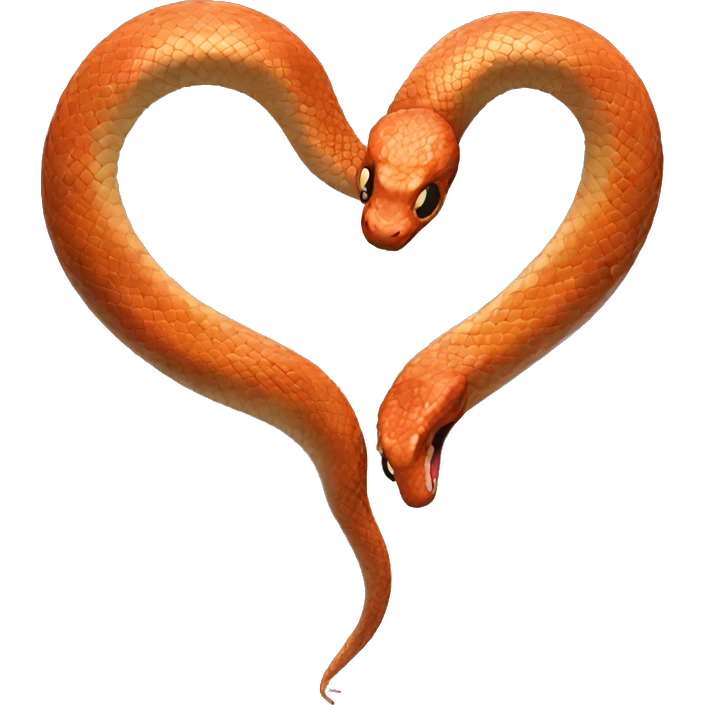 Snake heart emoji