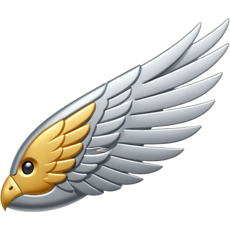 generate ultra realistic wing  without plane emoji