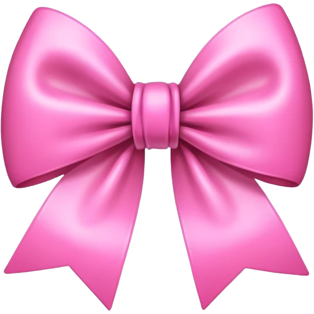 Pink bow emoji