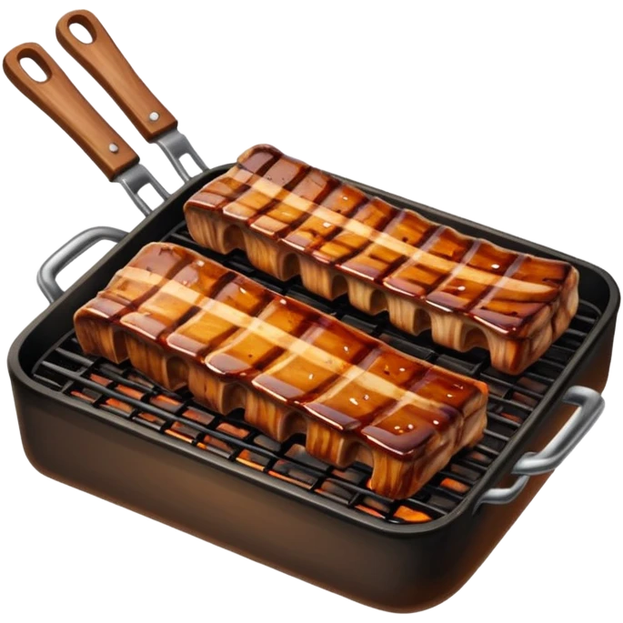 costillas de asado a la parrilla emoji