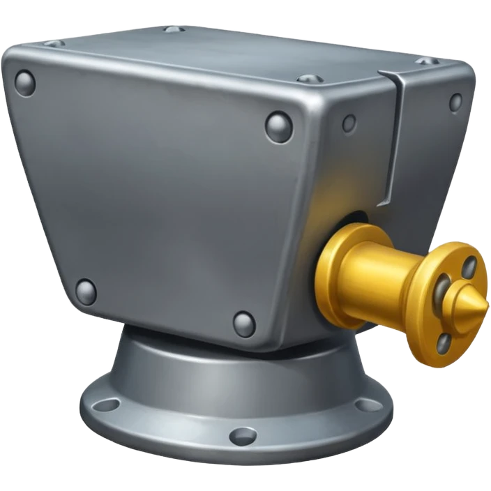 Anvil with a face emoji