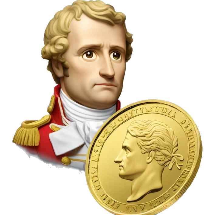 Napoleon gold coin emoji