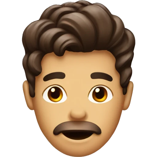 Coffee with hair emoji