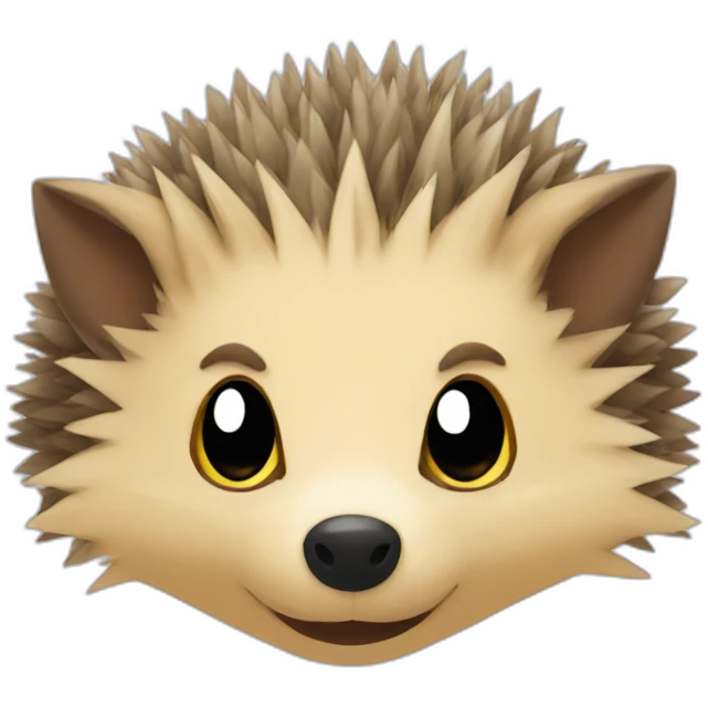 hedgehog pokemon face emoji