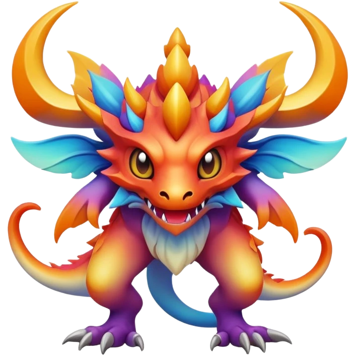 Epic legendary complex detailed gradients aesthetic-Fakémon-creature emoji