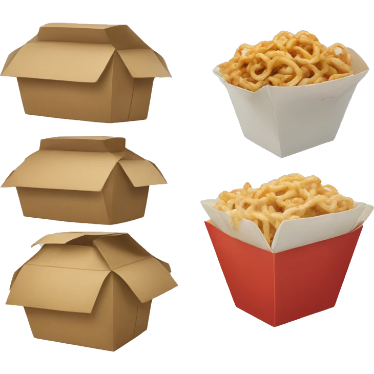 Chinese take out box emoji