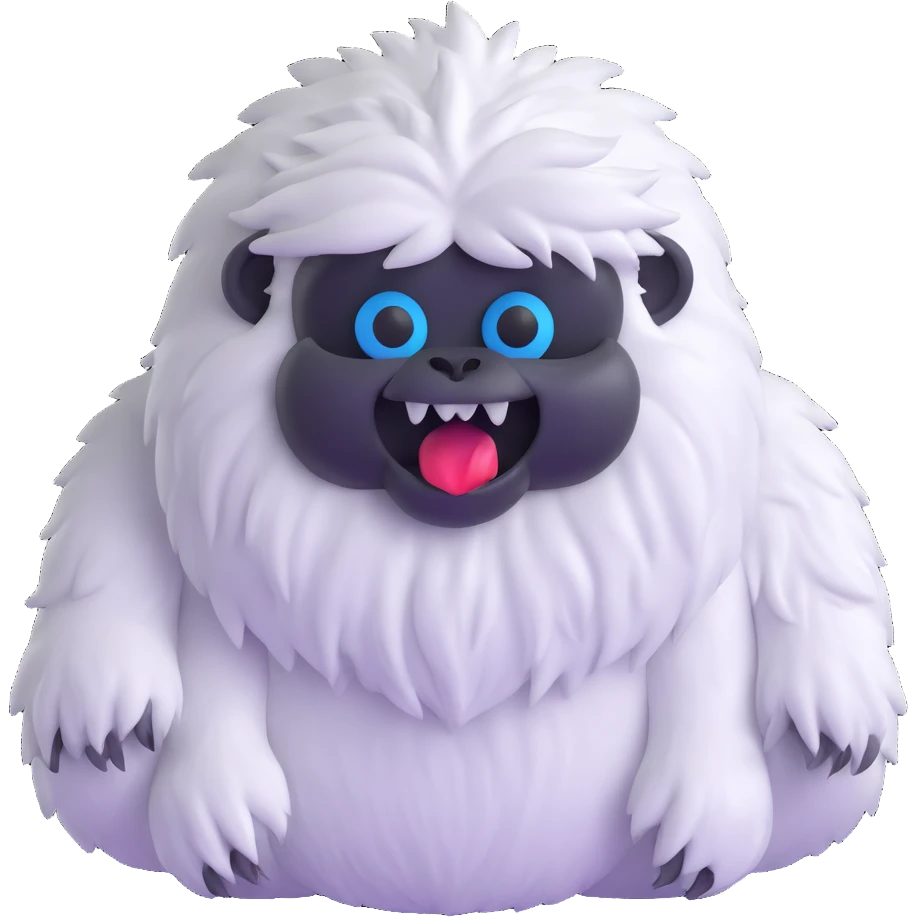 abominable snowman yeti emoji