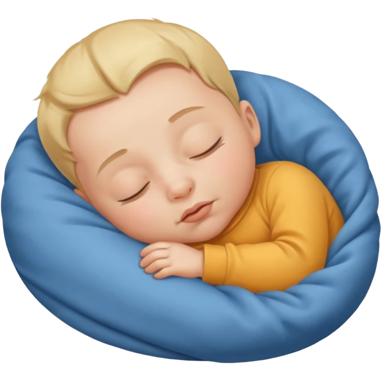 Sleeping baby boy  emoji