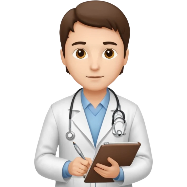 BLOCO DE NOTAS MEDICO ESCREVENDO emoji