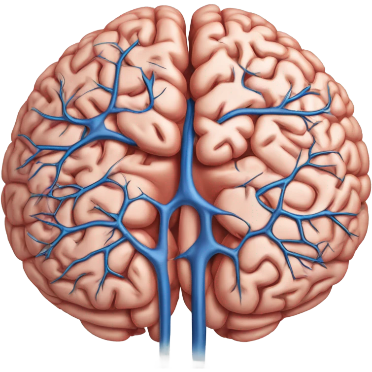 brain veins and arteries emoji