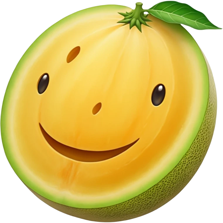 whole yellow melon emoji