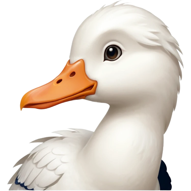 Goofy ahh retarded white Goose  emoji