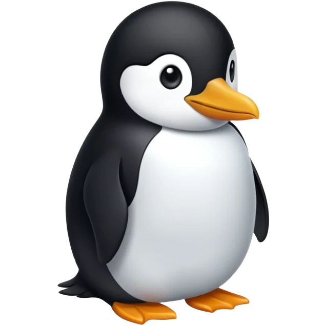 Büyü asasi tutan penguen emoji