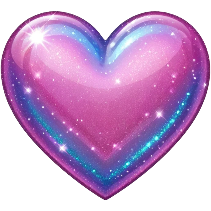glitter heart emoji