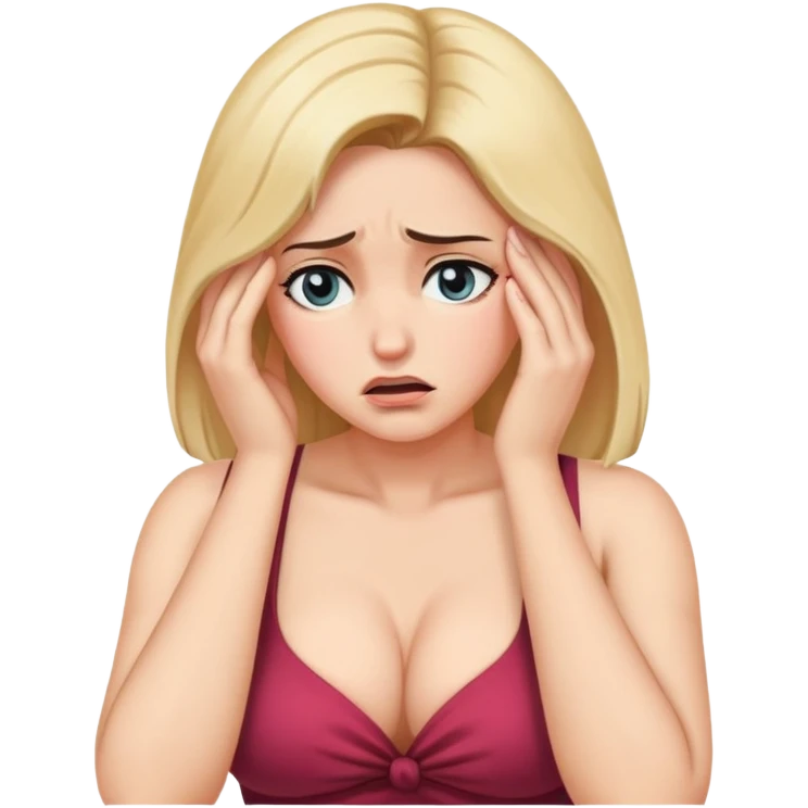 Facepalm boob emoji