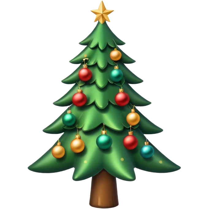 Christmas tree emoji