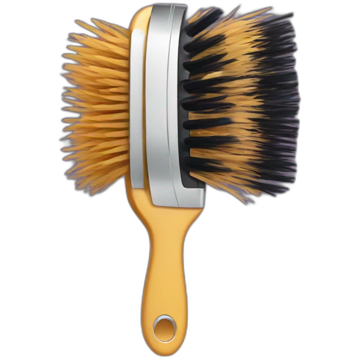 hair brush emoji