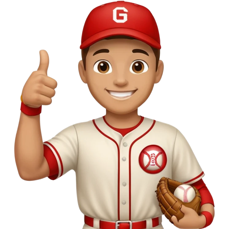 thumbs up with bravos (baseball team) emoji