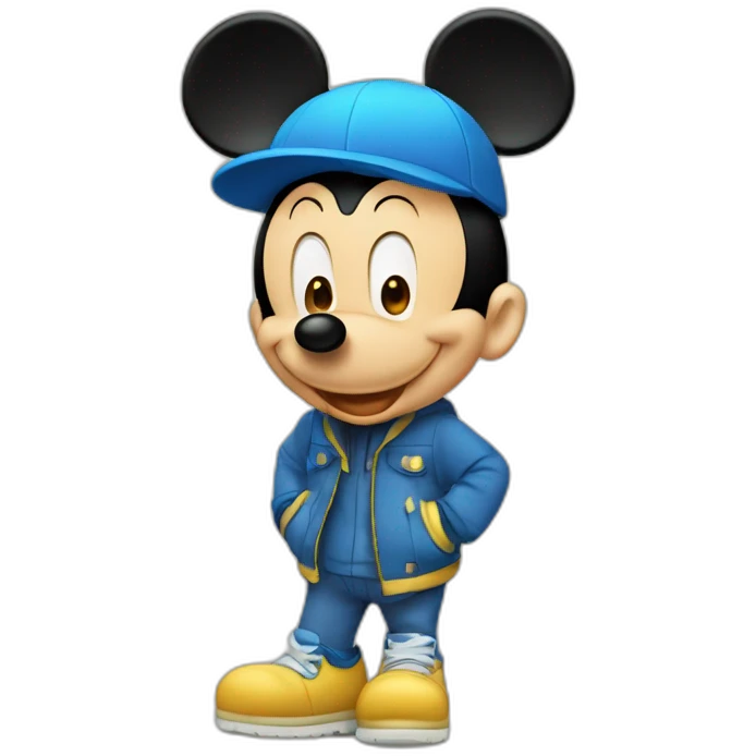Mickey, mélanger avec Trotro emoji