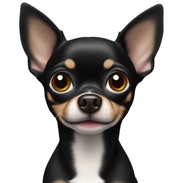 black chihuahua emoji