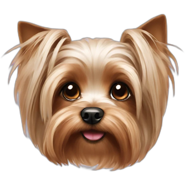 Yorkshire Terrier lop-eared emoji