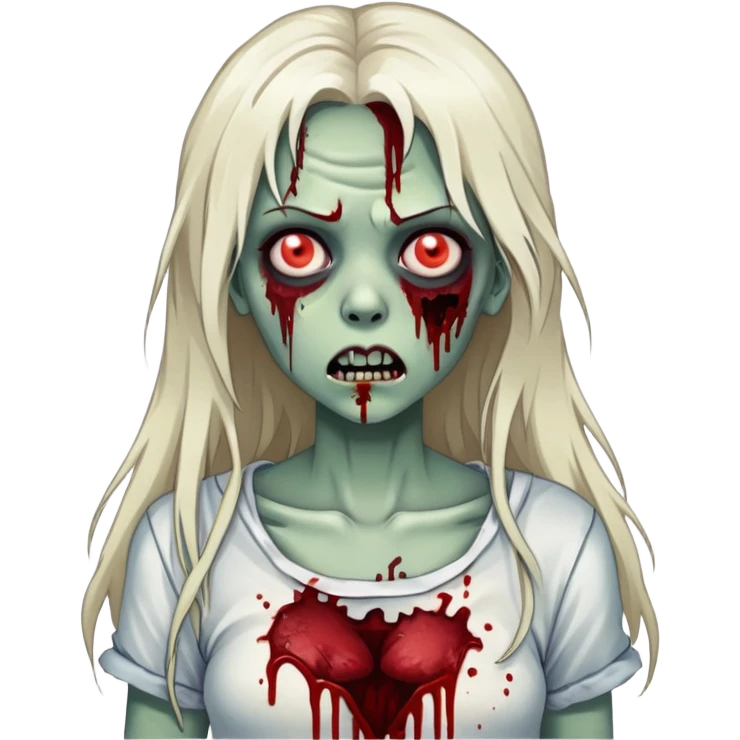 HauntedMound zombie girl emoji