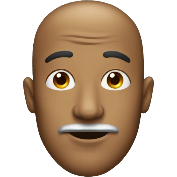 Man with a shoe on his nose emoji