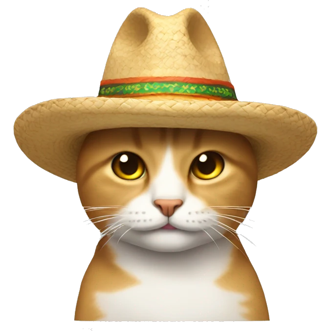 gato con sombrero emoji