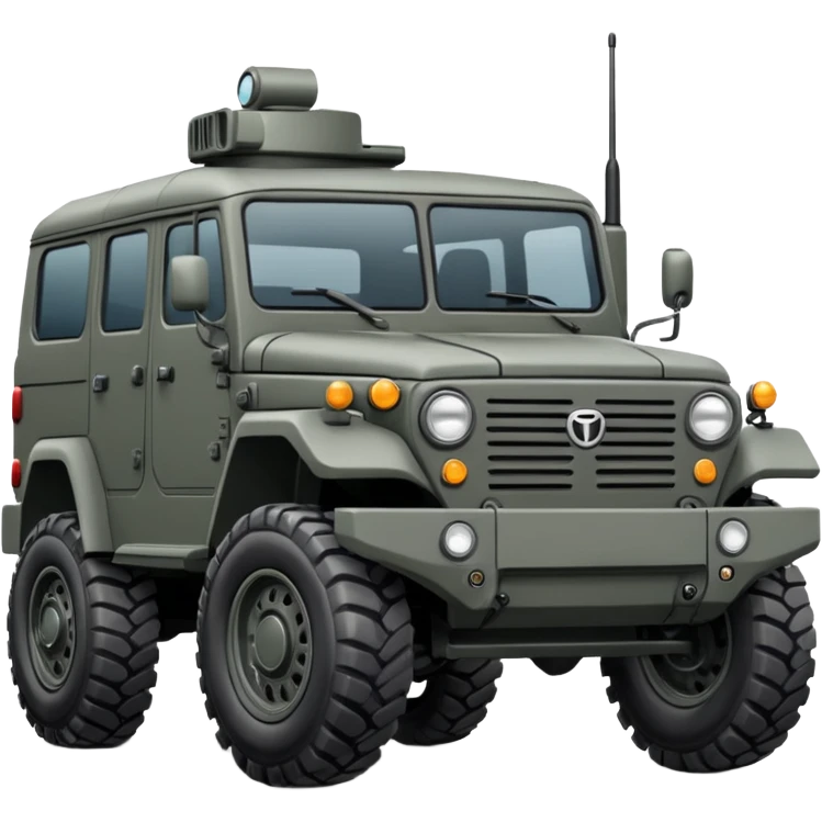 Turkish's Military Car emoji