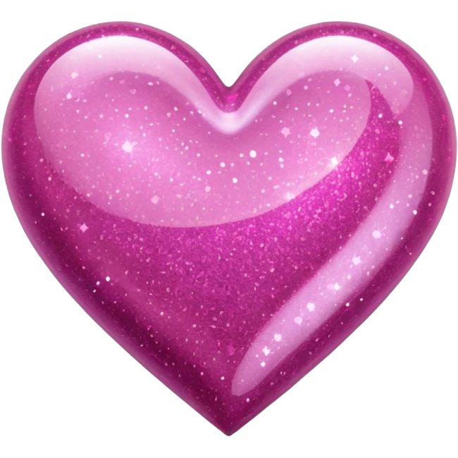 heart with pink glitter emoji