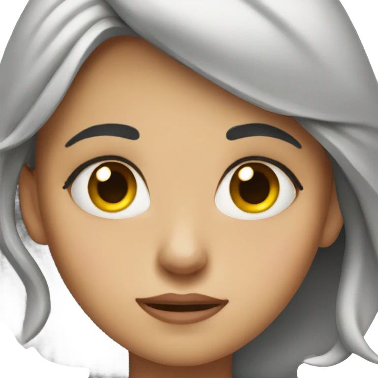 A girl rolling her eyes  emoji
