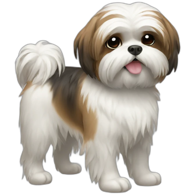 shitzu full body emoji