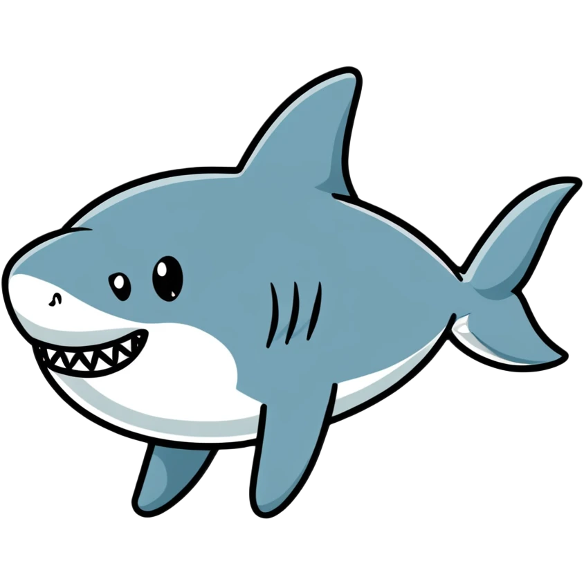 shark wearing a fancy black top hat emoji