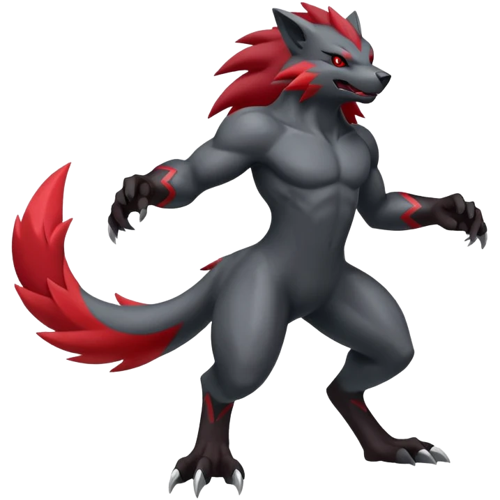 Shiny Zoroark (full body) emoji