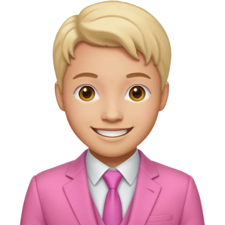pink suit emoji