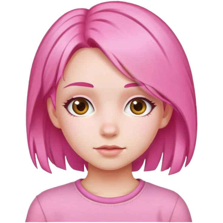 Chica aesthetic pinki emoji