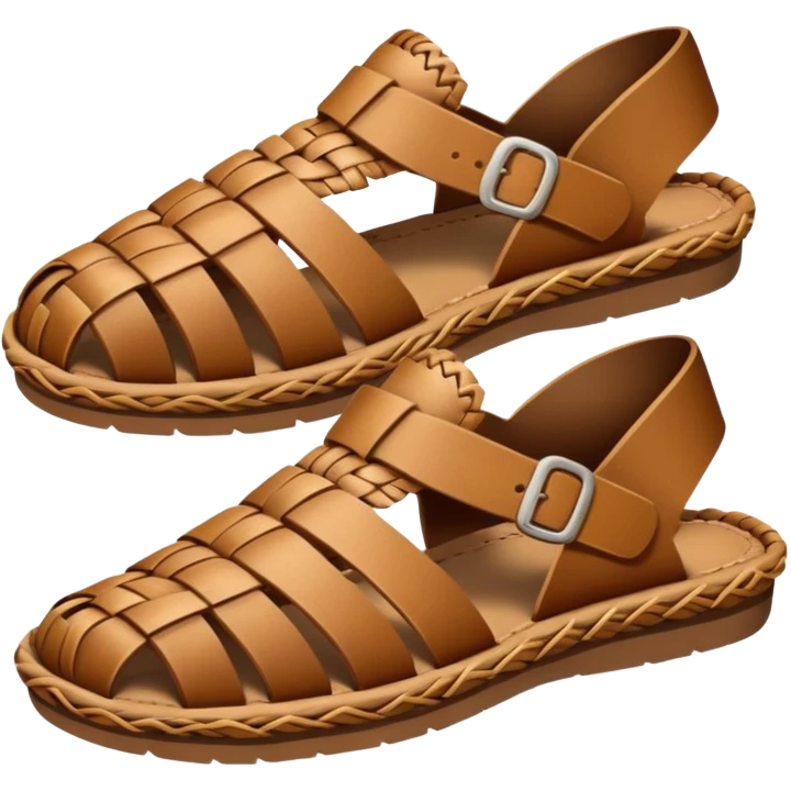 Brown Mexican huaraches emoji