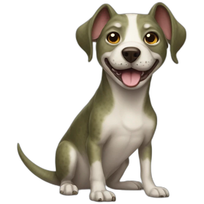 lizard dog emoji