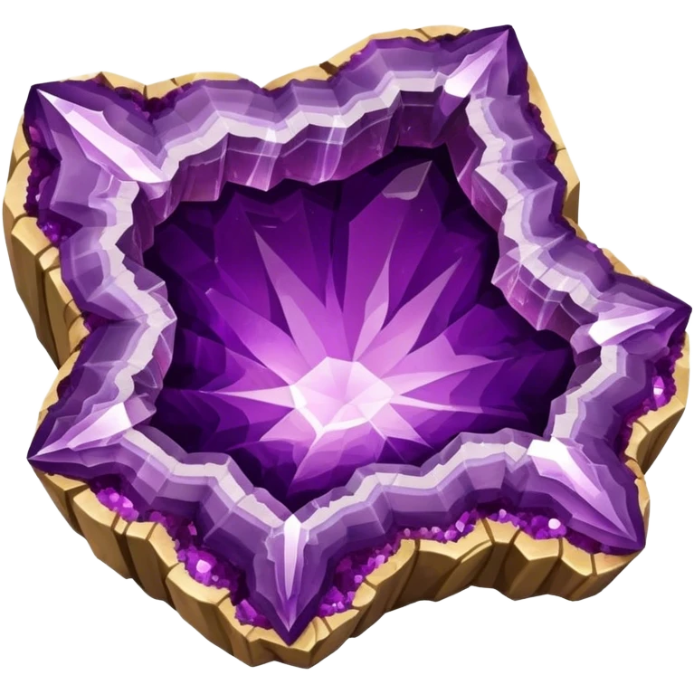 amethyst geode Burgundy emoji