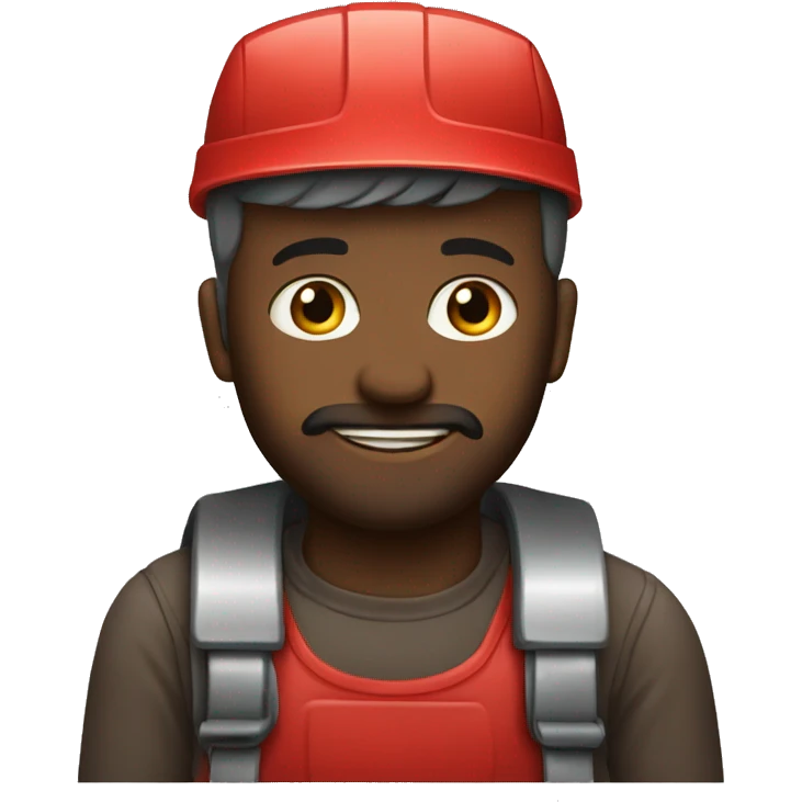 Trator vermelho emoji