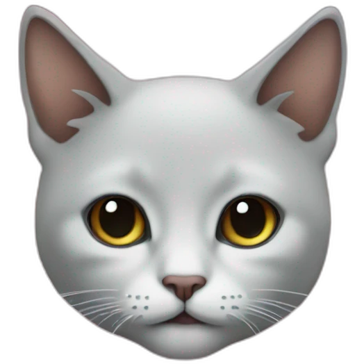 small cat face and galaxy emoji