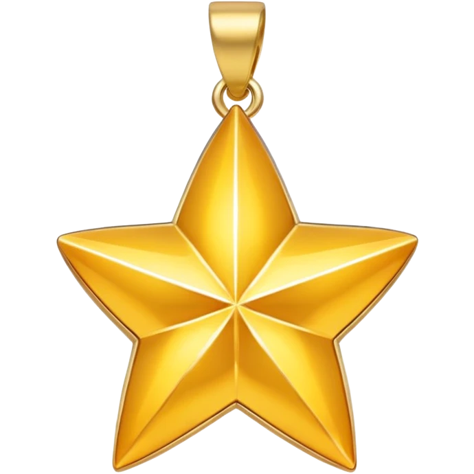 Star charm – golden star-shaped trinket.
 emoji