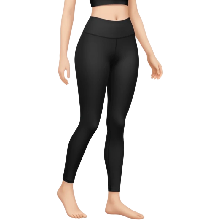 femme legging noir 42/44taille  emoji