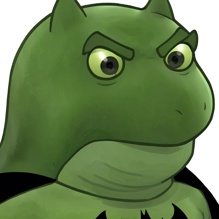 Bat man  emoji