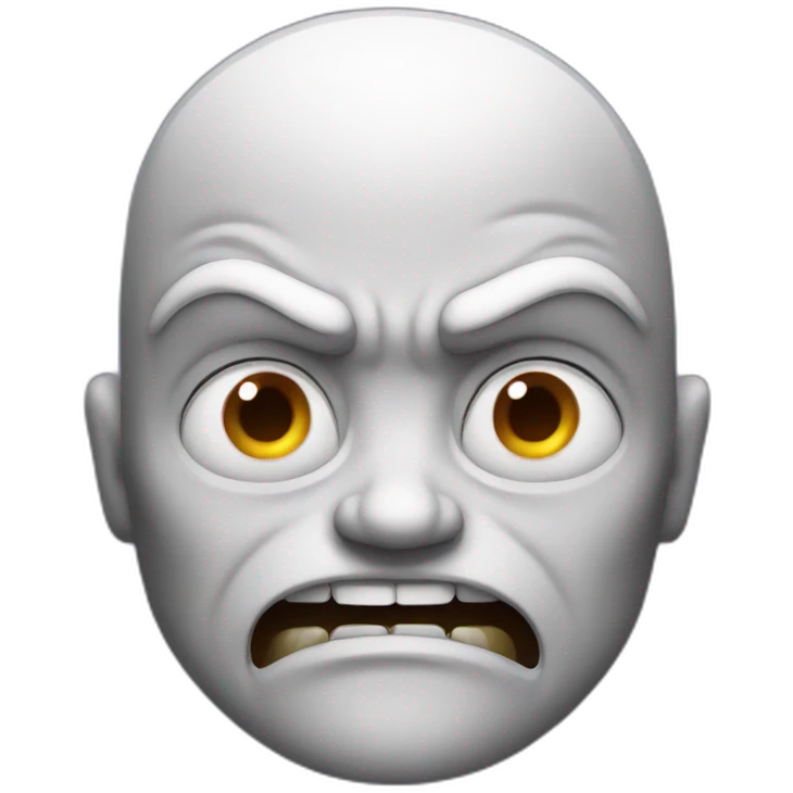 evil angry emoji