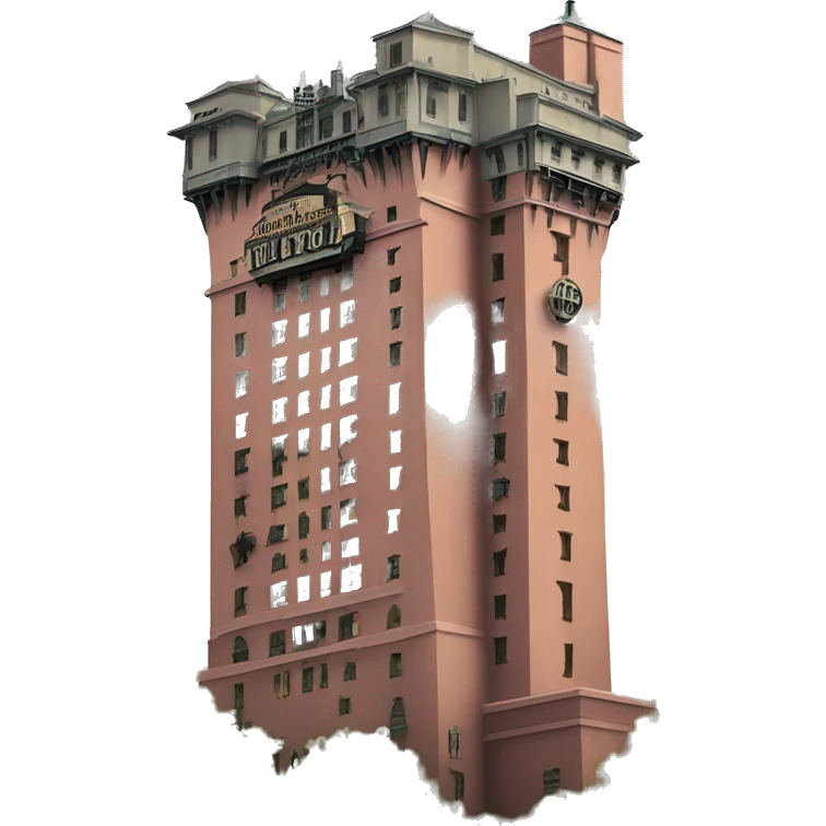 Disney Hollywood studios tower of terror emoji