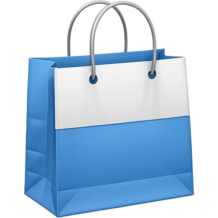 Icon for shopping bag for online site emoji