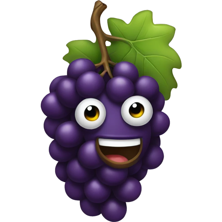 one grape emoji