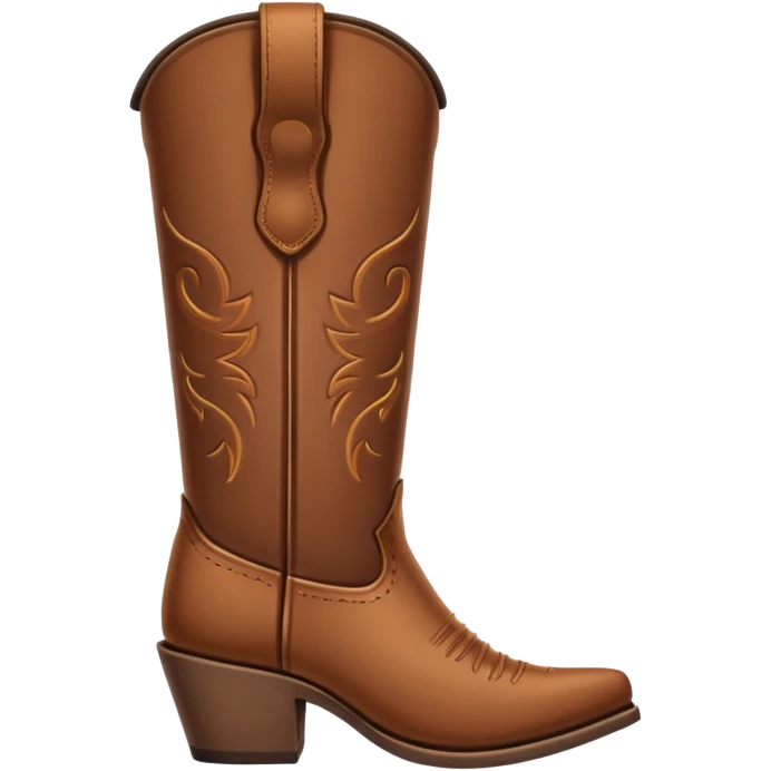 Cowboy Boot minimalistic and small emoji