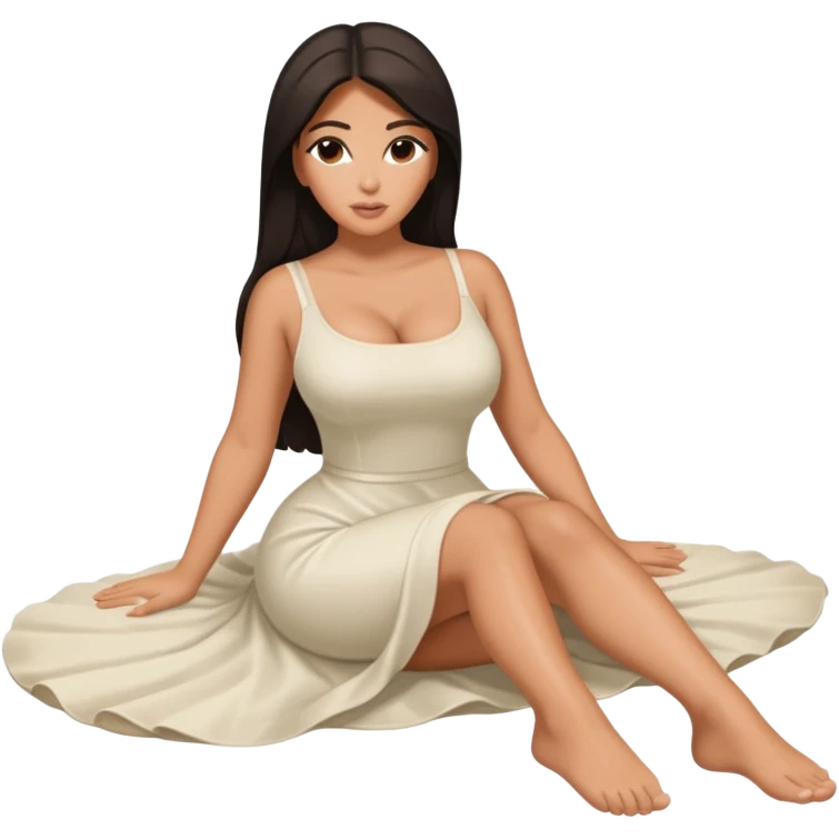Naked kim kardashian lying down with feet and soles visible emoji